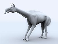 Modelado 3d de un Disnosaurio con Lightwave