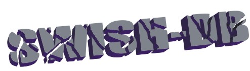 Texto agrietado en Corel Draw.