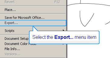 PSD que guarda las capas en la exportación