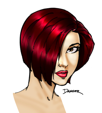 Digital coloring // Hair basics