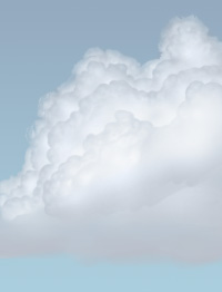 Painting clouds