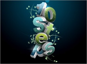 Texto Floreado