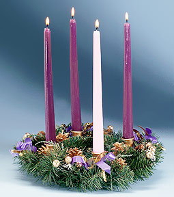 La corona de Adviento La corona de Adviento