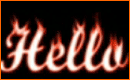 Creating Flame Text Photoshop Cs2