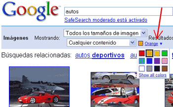 Google selector de color Google selector de color