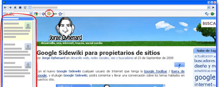 Google Sidewiki para Administradores