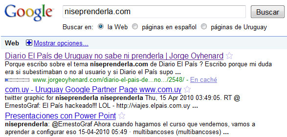 No sabe ni prenderla