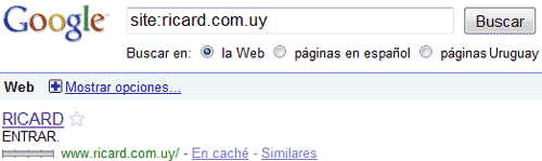 Ricard sin contenido