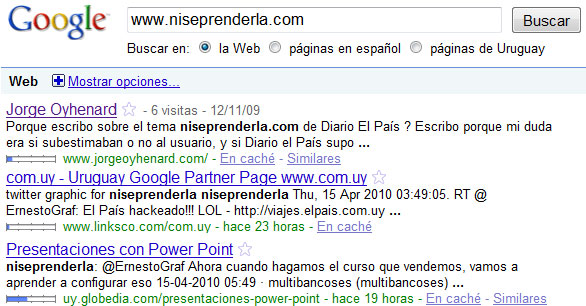 No sabe ni prenderla