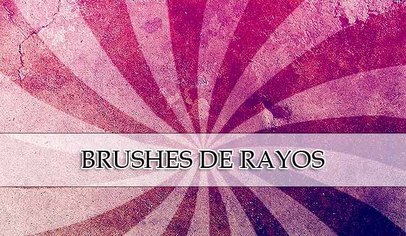 brushes de rayos vectorizados