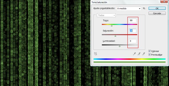 tutorial efecto matrix
