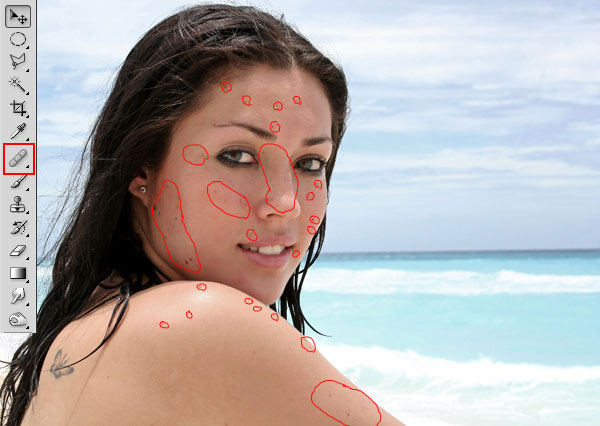 Tutorial quitar lunares