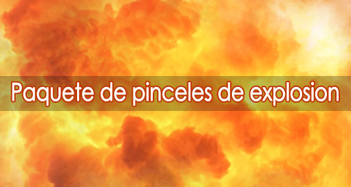 Paquete de 7 pinceles de explosión Paquete de 7 pinceles de explosión