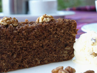 Pastel de Chocolate con Nuez