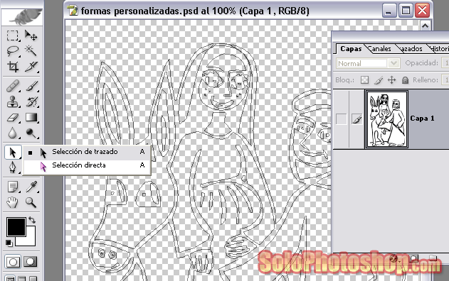 Convertir imagen en Forma vectorial Personalizada 04