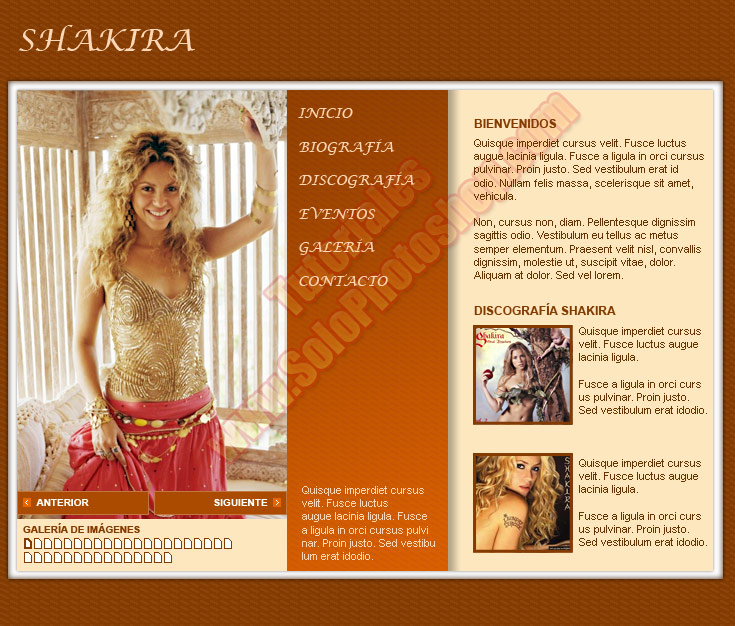 Diseño de una pagina web