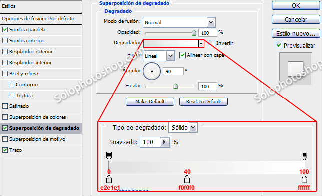 Superposicion degradado