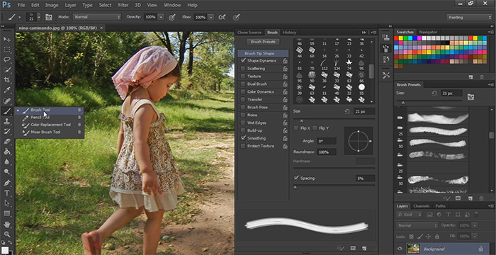 Herramientas de Pintura Sofisticada de Photoshop CS6