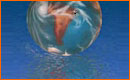 Reflejo de una Esfera sobre Agua