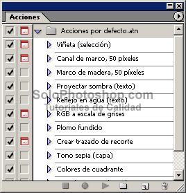 acciones photoshop