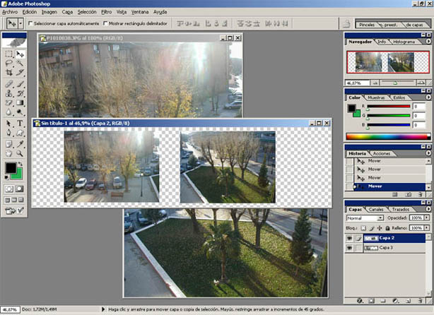 Crear Panoramicas en Photoshop