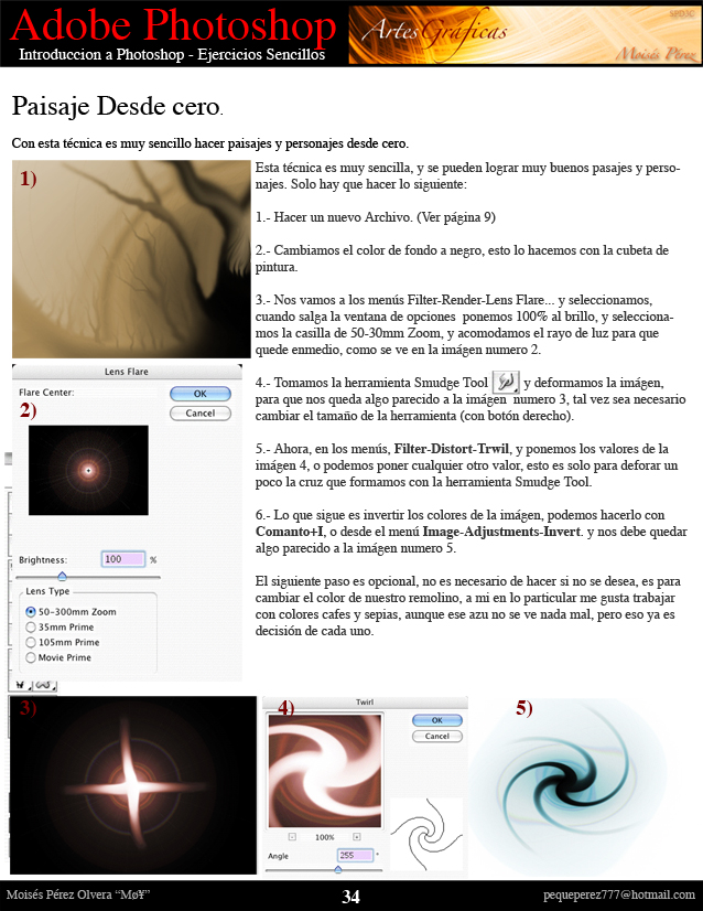 creando paisajes y personajes desde cero