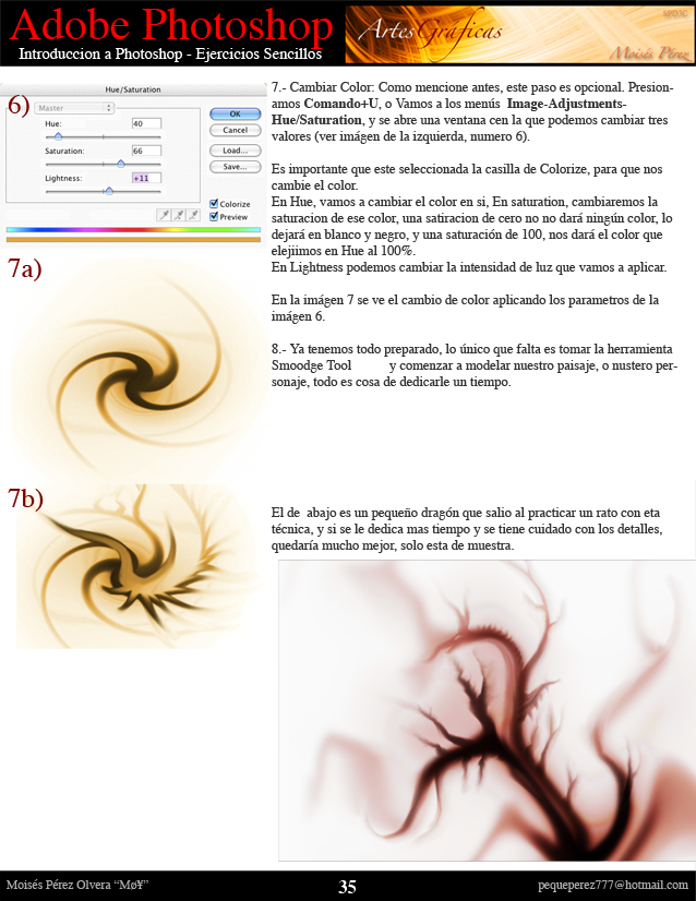 creando paisajes y personajes desde cero