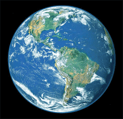 cargador Flash Basado en Tiempo planeta azul