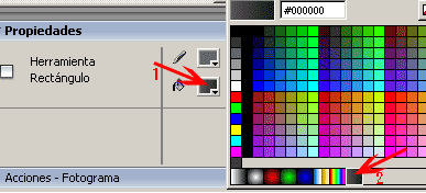 Tutorial: Dibujar y animar meú web con flash 01