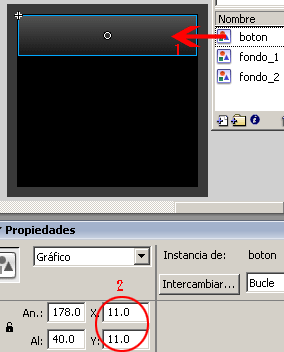 Tutorial: Dibujar y animar meú web con flash 01