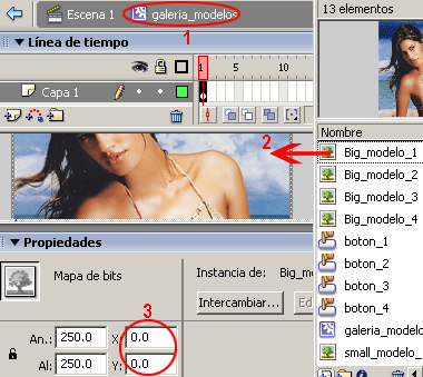 Programar una Galería de Imágenes en Flash 06