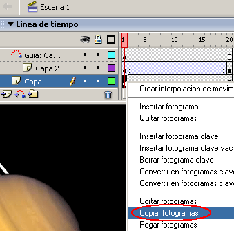 Crear una Orbita Animada con Flash 14