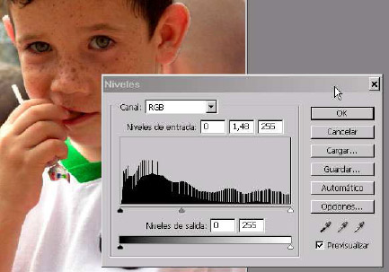 Tutorial Photoshop: Corrección de primeros Planos Oscuros en las Fotografias niveles