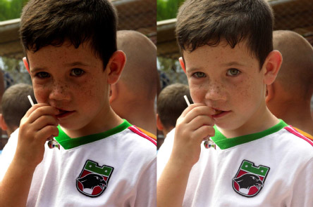 Tutorial Photoshop: Corrección de primeros Planos Oscuros en las Fotografias Comparación del Resultado