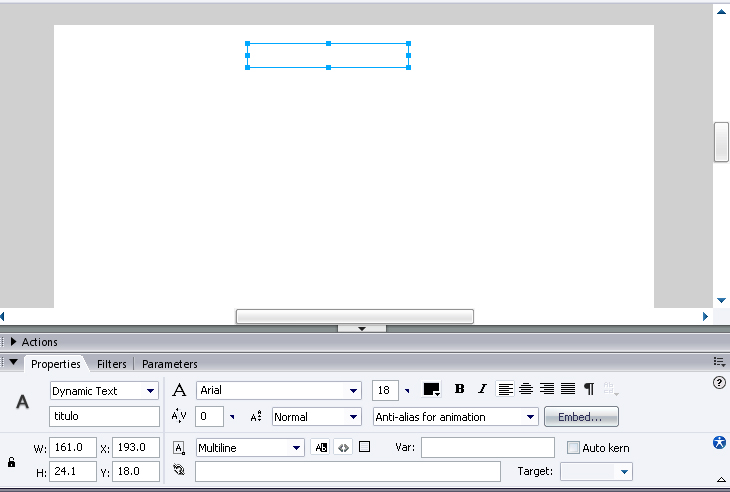 Flash 8 con Hojas de Estilo (CSS) 01