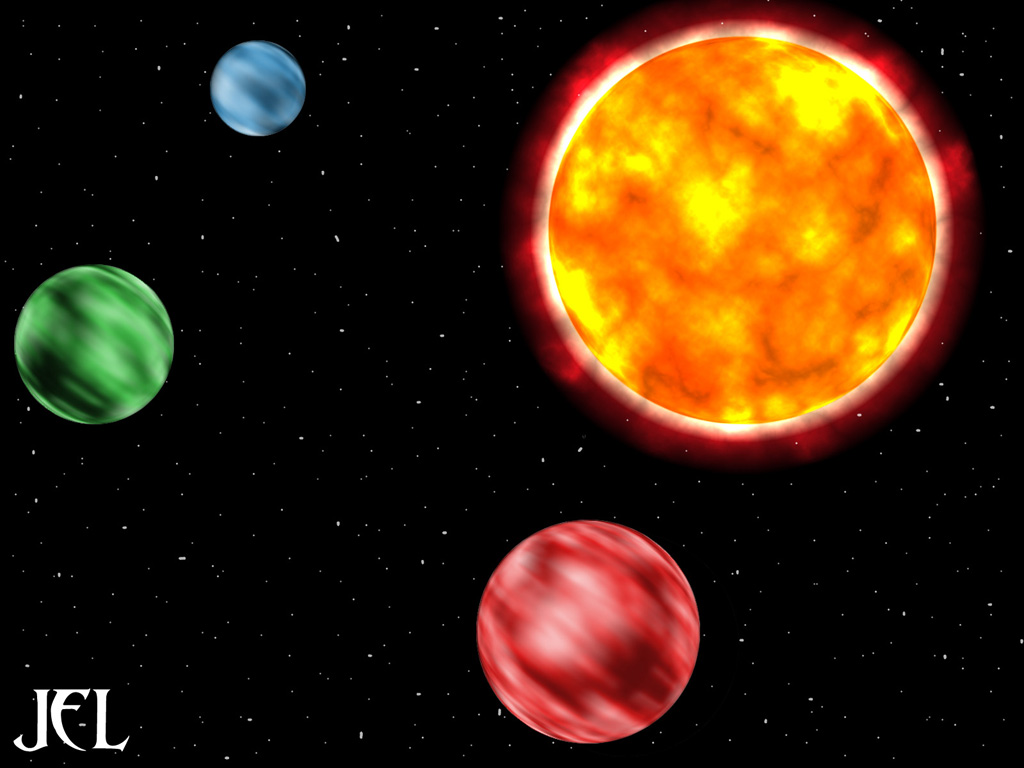 Sistema Solar con Photoshop 10