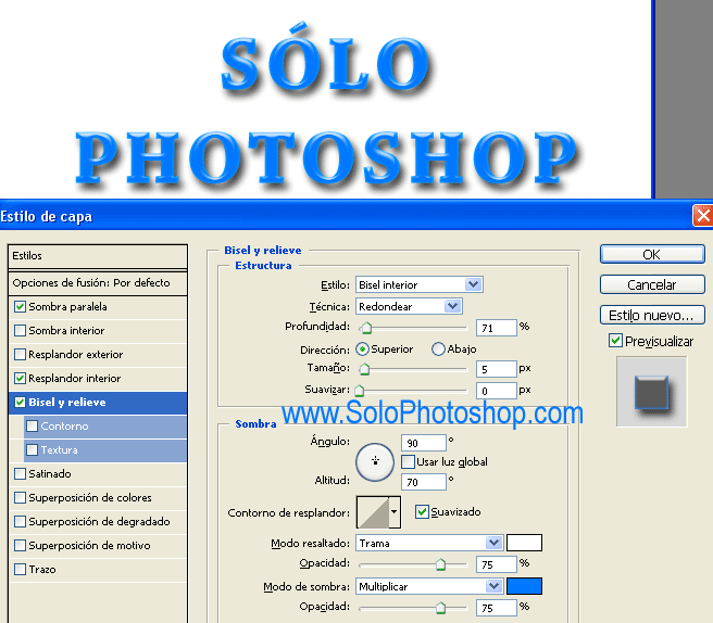 Texto con Efecto Plástico 4