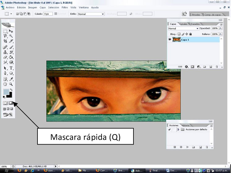 Cambio de Color Ojos Oscuros Photoshop 01 Foto