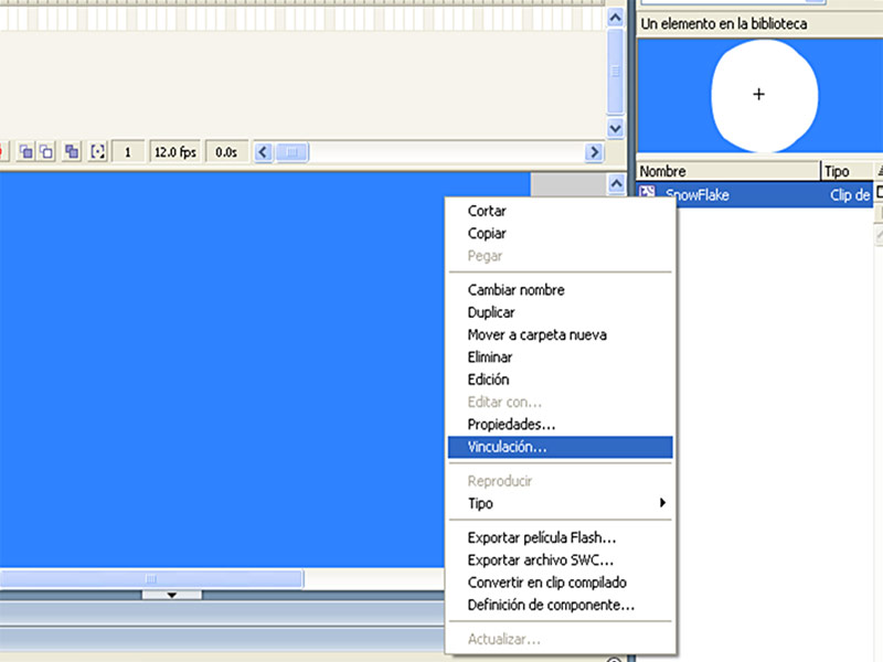 Efecto de Nieve en Flash 04