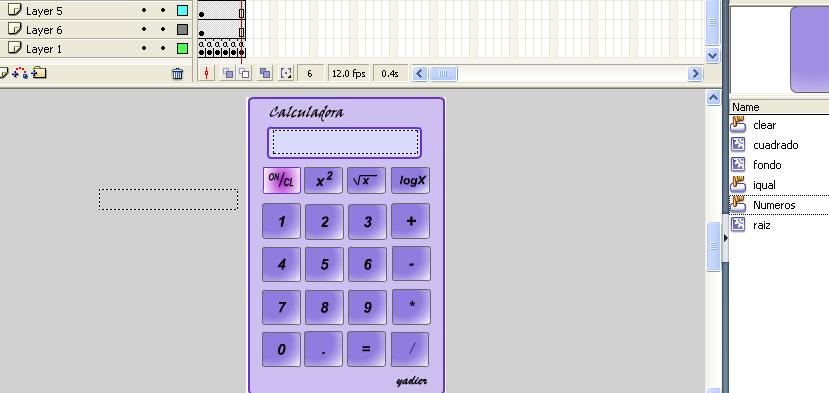 calculador flash