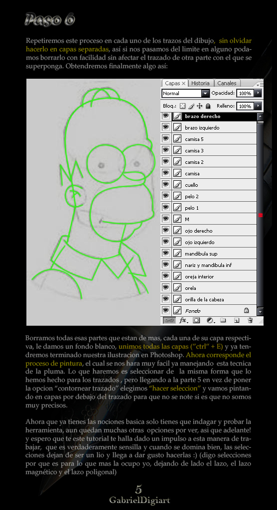tutorial photoshop Selecciones y Trazados con la Herramienta Pluma 05