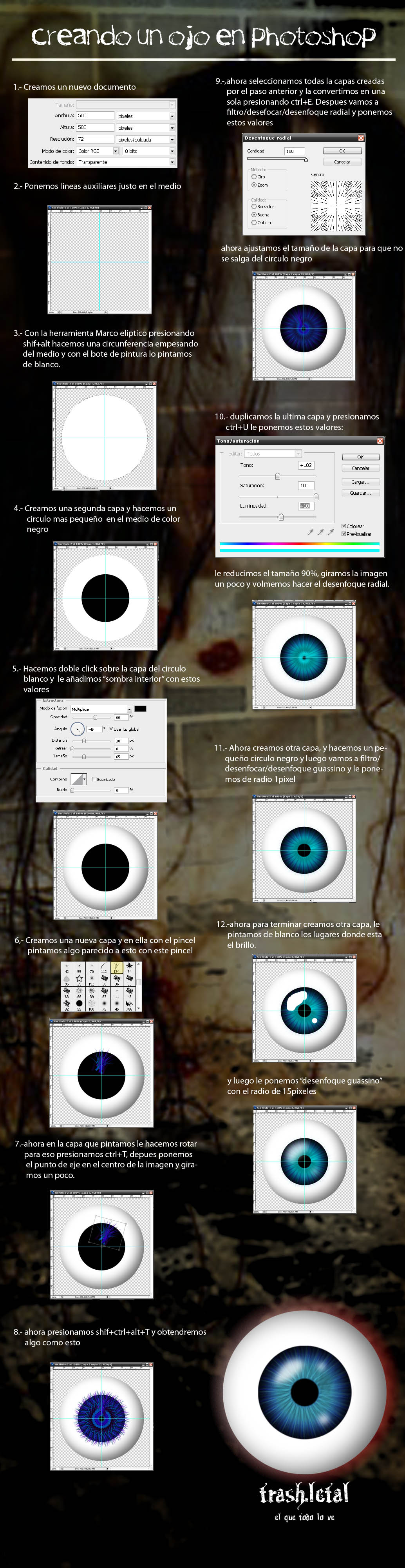 Creación de un Ojo con Photoshop