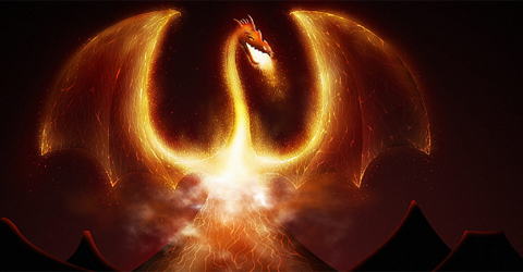 Making of Fire Dragon in Photoshop