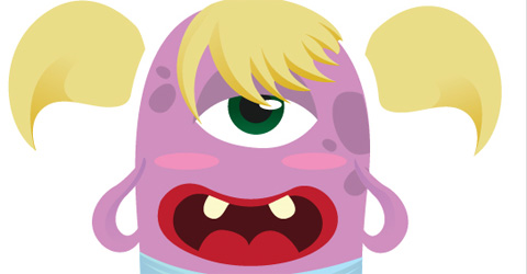 View Create a Cute Monster Girl in Illustrator | Tutorial Valley Create a Cute Monster Girl in Illustrator | Tutorial Valley