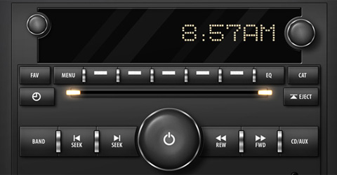 Car Stereo Interface in Illustrator | Tutorial Valley