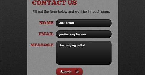 View Dark Modern Contact Form in Photoshop | Tutorial Valley Dark Modern Contact Form in Photoshop | Tutorial Valley