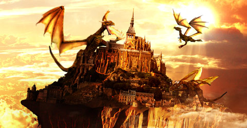 View Create a Flying Land Illustration On Fire | Tutorial Valley Create a Flying Land Illustration On Fire | Tutorial Valley