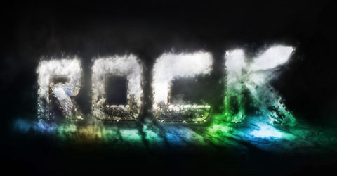 Design a Snowy Rock Text Effect | Tutorial Valley