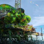 Combine Digital Painting and Photo Manipulation to Create a Platform Environment