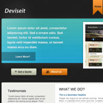 Simple Business Style Portfolio Layout in Photoshop